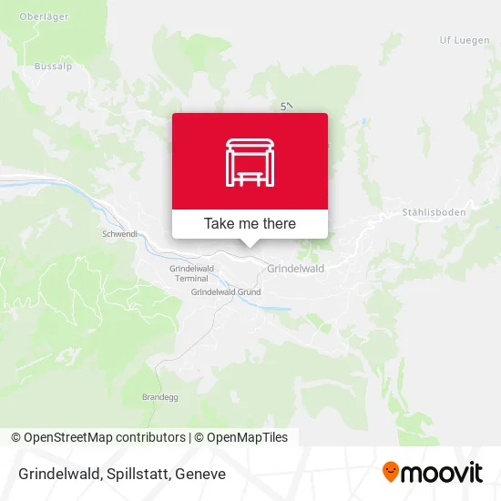 Grindelwald, Spillstatt map