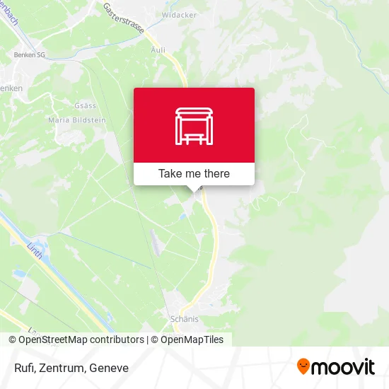 Rufi, Zentrum map