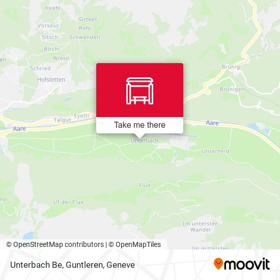 Unterbach Be, Guntleren map