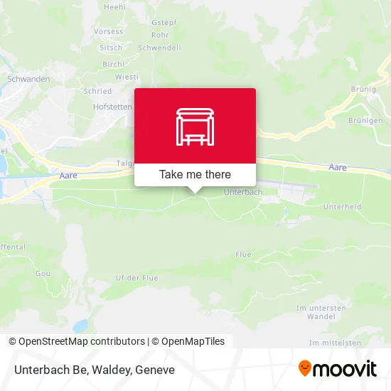 Unterbach Be, Waldey map