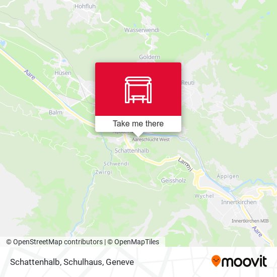 Schattenhalb, Schulhaus map