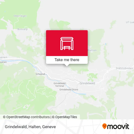 Grindelwald, Halten map