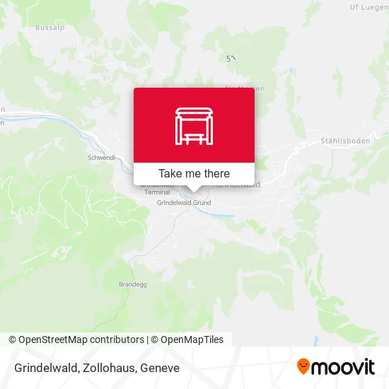 Grindelwald, Zollohaus map
