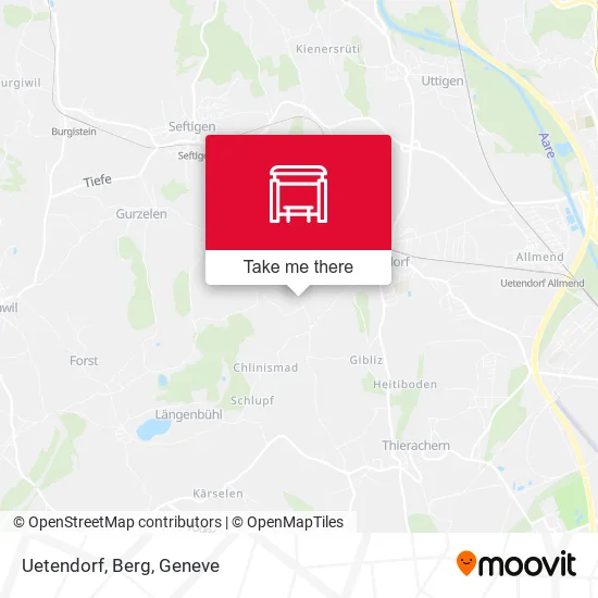 Uetendorf, Berg map