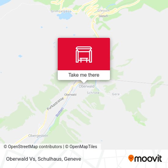Oberwald Vs, Schulhaus map