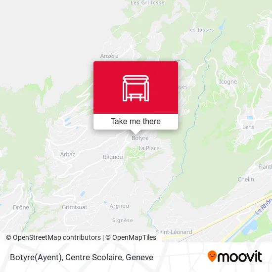 Botyre(Ayent), Centre Scolaire map