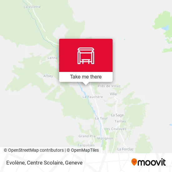 Evolène, Centre Scolaire map