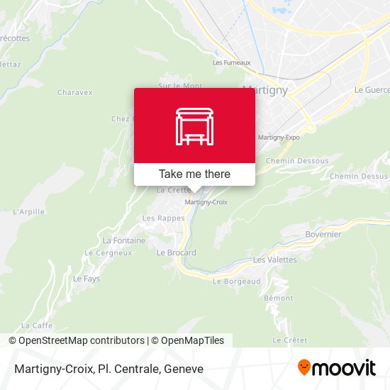 Martigny-Croix, Pl. Centrale map