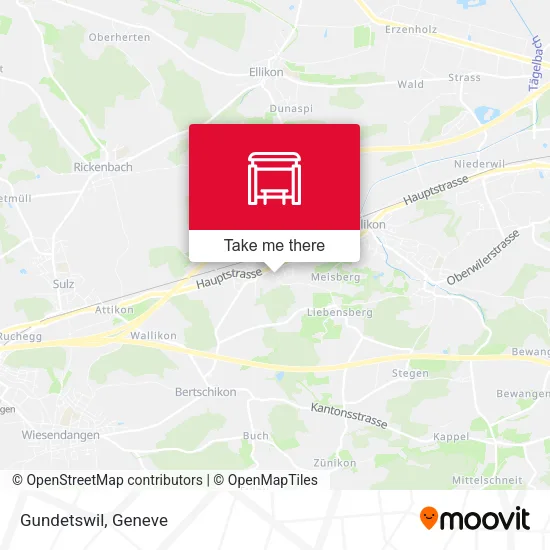 Gundetswil map