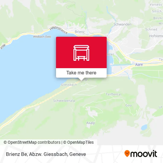 Brienz Be, Abzw. Giessbach map