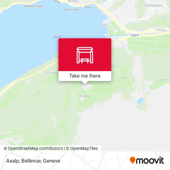 Axalp, Bellevue map
