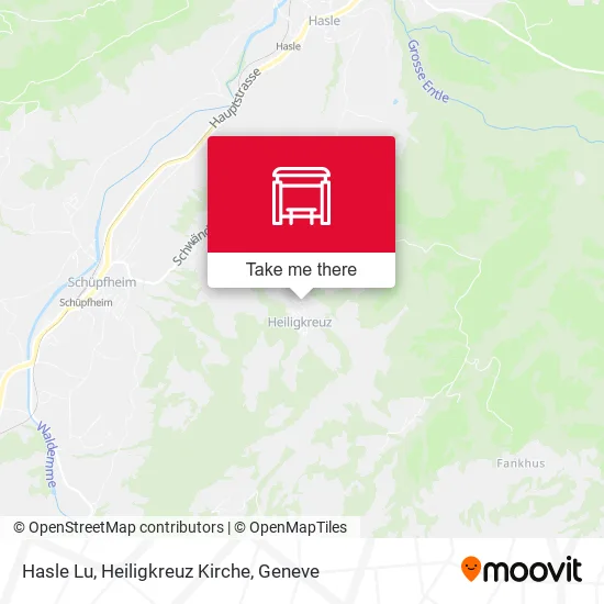 Hasle Lu, Heiligkreuz Kirche map