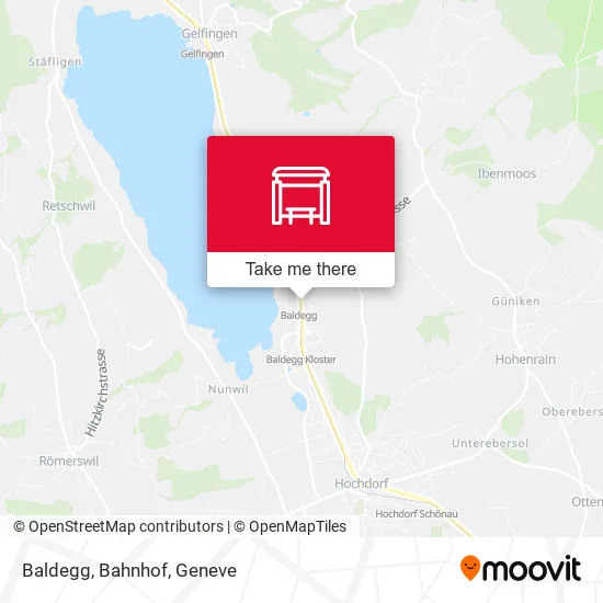 Baldegg, Bahnhof map