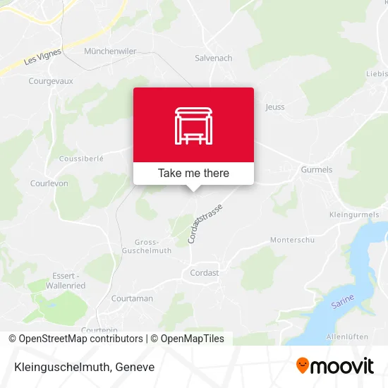 Kleinguschelmuth map