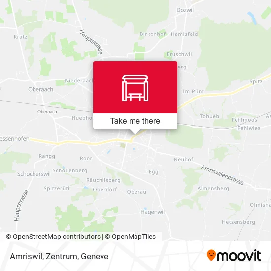 Amriswil, Zentrum map