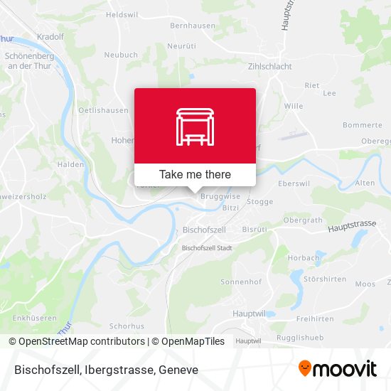 Bischofszell, Ibergstrasse map