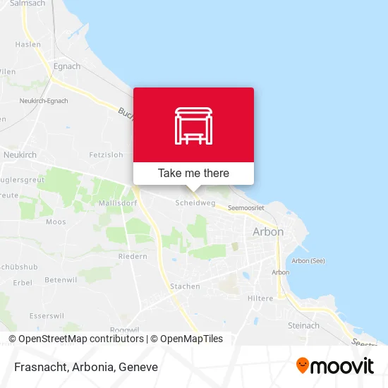 Frasnacht, Arbonia map