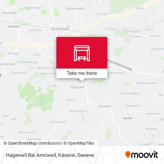 Hagenwil Bei Amriswil, Käserei map