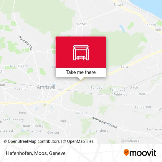 Hefenhofen, Moos map