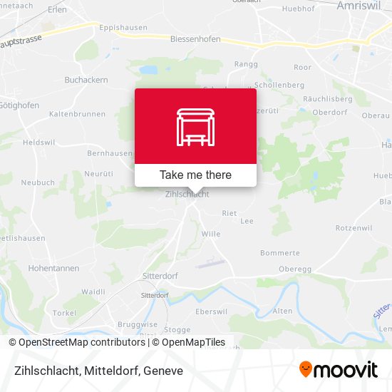Zihlschlacht, Mitteldorf map