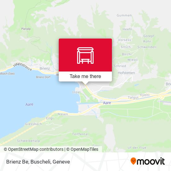 Brienz Be, Buscheli map