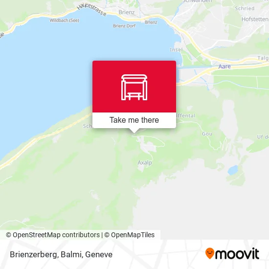 Brienzerberg, Balmi map