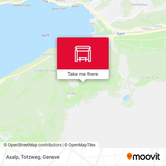 Axalp, Totzweg map