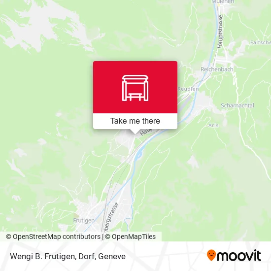 Wengi B. Frutigen, Dorf map
