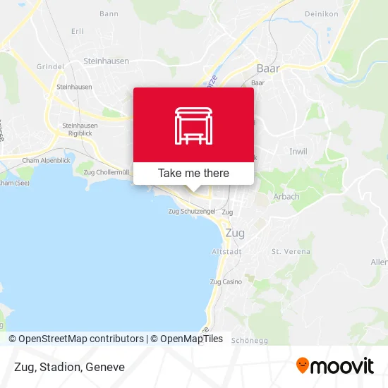 Zug, Stadion map