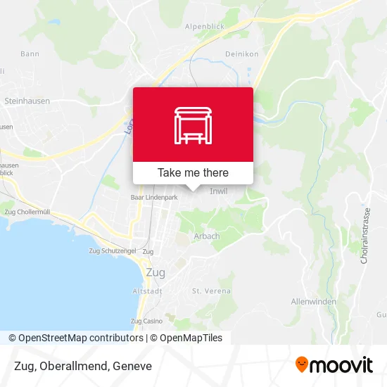 Zug, Oberallmend map