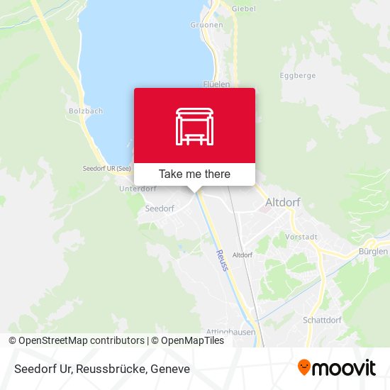 Seedorf Ur, Reussbrücke map