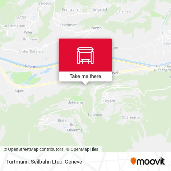 Turtmann, Seilbahn Ltuo plan