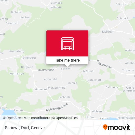 Säriswil, Dorf map