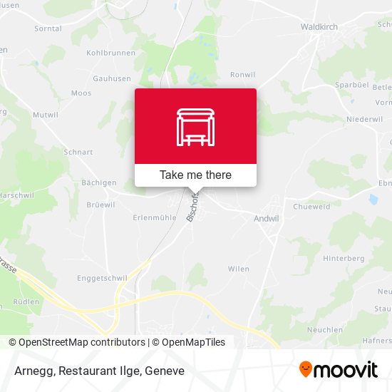 Arnegg, Restaurant Ilge map