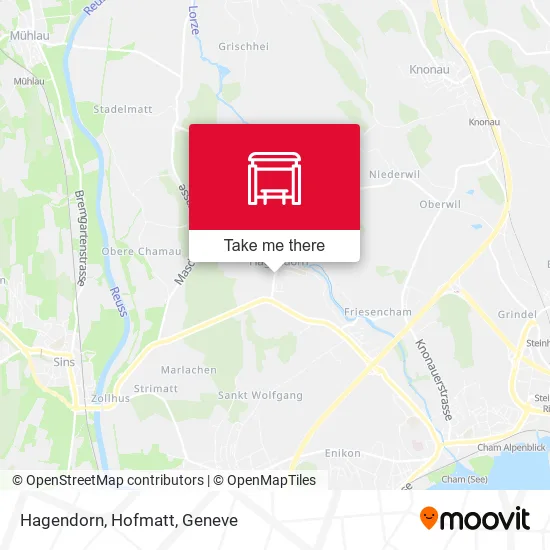 Hagendorn, Hofmatt map