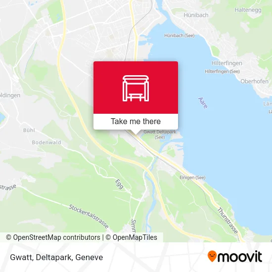 Gwatt, Deltapark map