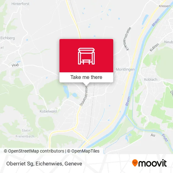 Oberriet Sg, Eichenwies map