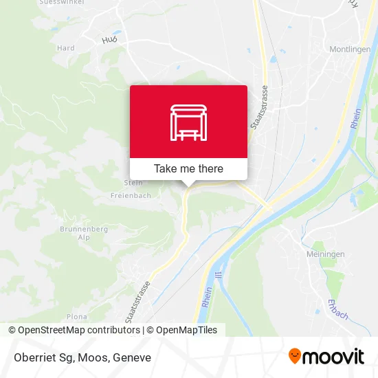 Oberriet Sg, Moos map