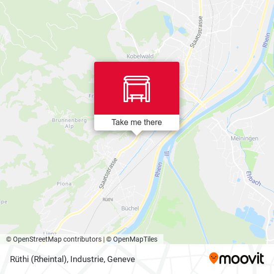 Rüthi (Rheintal), Industrie map