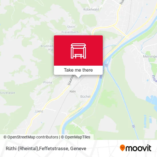 Rüthi (Rheintal),Feffetstrasse map