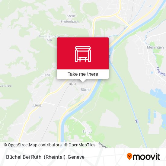 Büchel Bei Rüthi (Rheintal) map