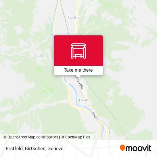 Erstfeld, Birtschen map
