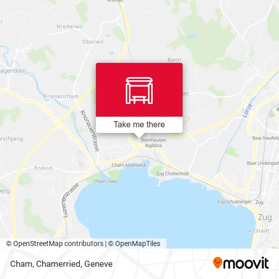 Cham, Chamerried map