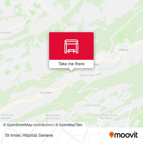 St-Imier, Hôpital map