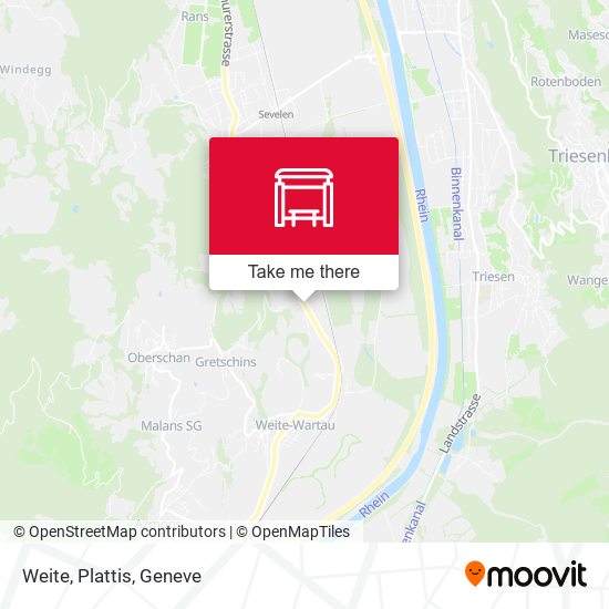 Weite, Plattis map