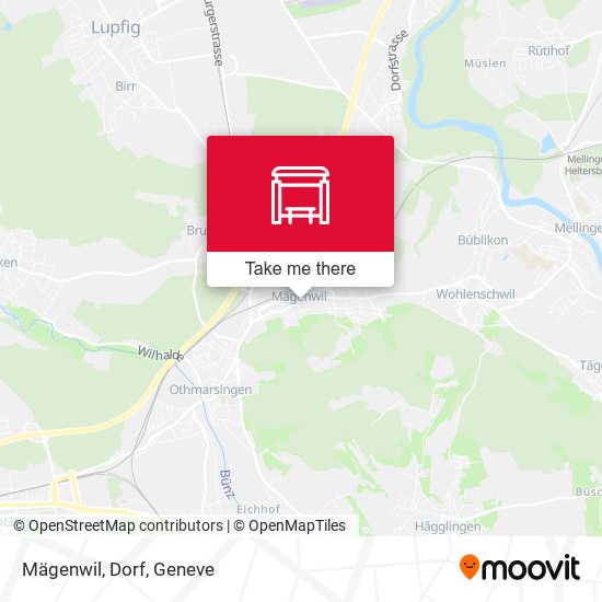 Mägenwil, Dorf map