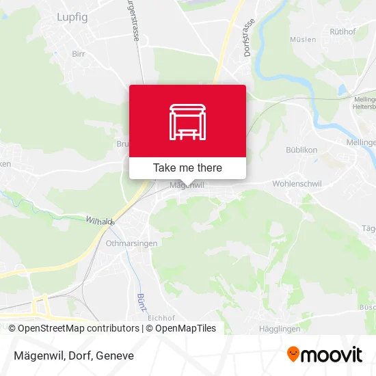 Mägenwil, Dorf map
