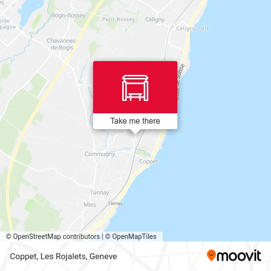 Coppet, Les Rojalets map