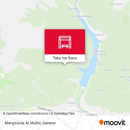Mergoscia, Ai Mulini map