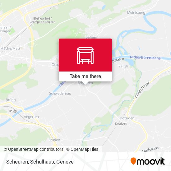 Scheuren, Schulhaus map